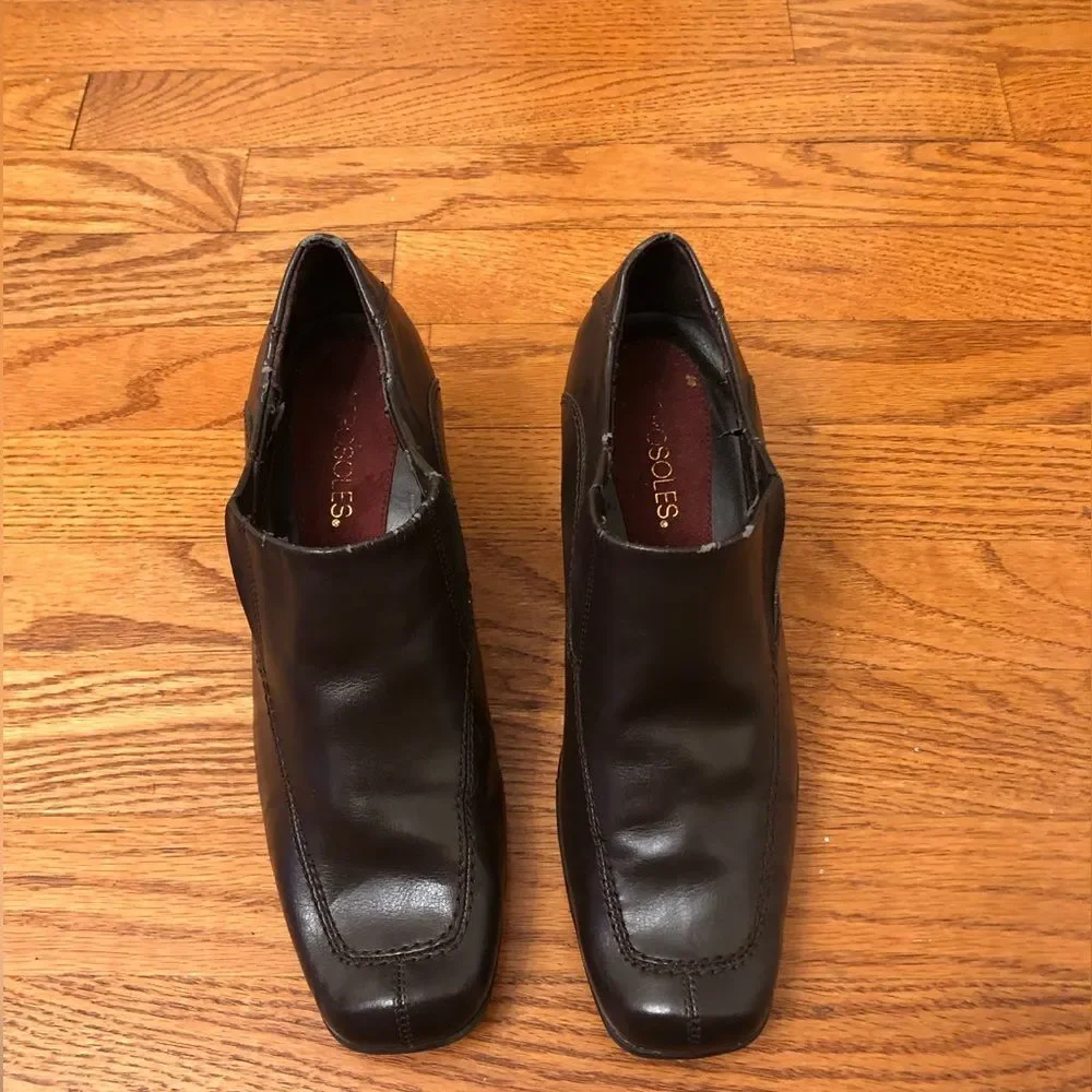 Aerosoles loafers brown shoes for women